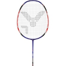 Victor Badminton racket AL3300 (98g, school sports, One-Peace-Optic) blue - strung -